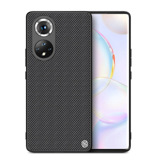 For Honor 50 Pro NILLKIN 3D Textured Nylon Fiber TPU Case(Black) - Honor Cases by NILLKIN | Online Shopping South Africa | PMC Jewellery | Buy Now Pay Later Mobicred