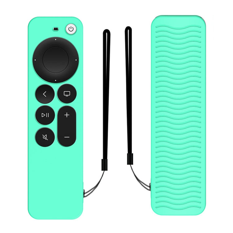 Silicone Protective Case Cover For Apple TV 4K 4th Siri Remote Controller(Ice Green) - Apple TV Accessories by PMC TechLife | Online Shopping South Africa | PMC TechLife