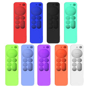 Silicone Protective Case Cover For Apple TV 4K 4th Siri Remote Controller(Red)