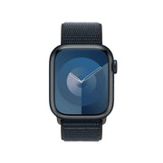Loop Type Sport Watch Band For Apple Watch Series 9&8&7 41mm / SE 3&SE 2&6&SE&5&4 40mm / 3&2&1 38mm (Black Blue)