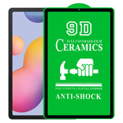 For Samsung Galaxy Tab S6 Lite 10.4 inch P610/P615 9D Full Screen Full Glue Ceramic Film