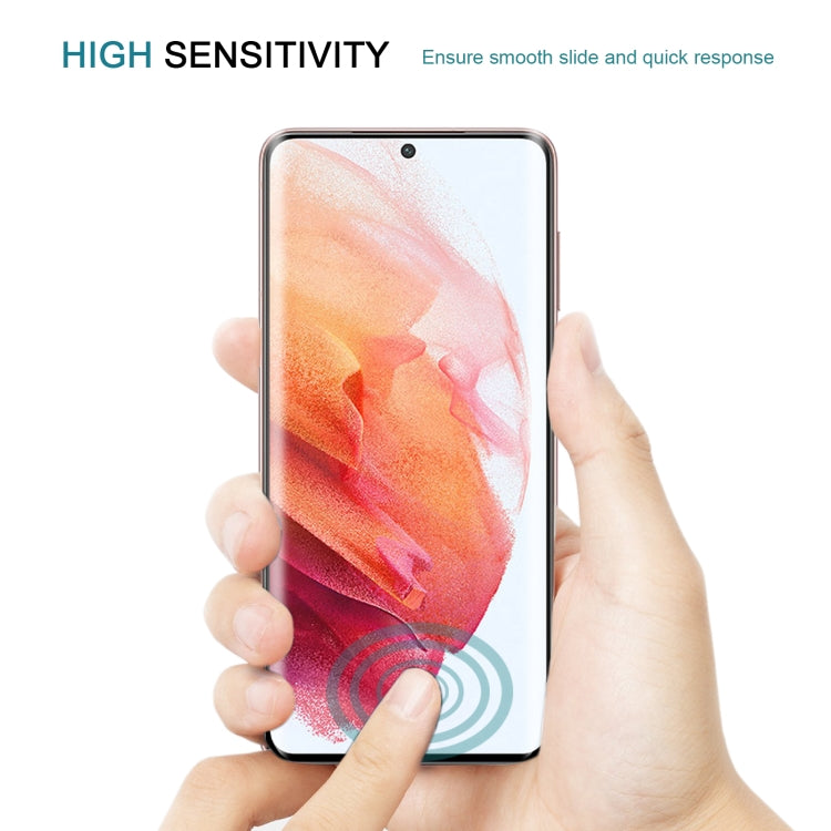 For Samsung Galaxy S21 5G Full Glue 9H HD 3D Curved Edge Tempered Glass Film(Black) - free shipping - PMC TechLife - Order now!