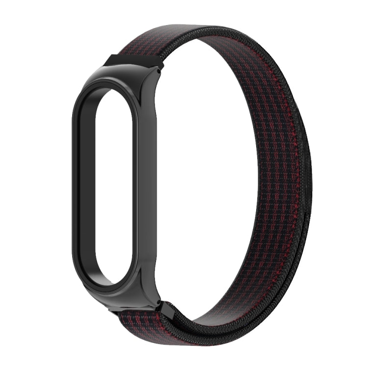 For Xiaomi Mi Band 6 / 5 / 4 / 3 Mijobs CS Breathable Nylon Watch Band(Black Red) - free shipping - PMC TechLife - Order now!