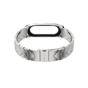 For Xiaomi Mi Band 6 / 5 / 4 / 3 Mijobs GT Metal Stainless Steel V Type Watch Band(Silver) - Watch Bands by MIJOBS