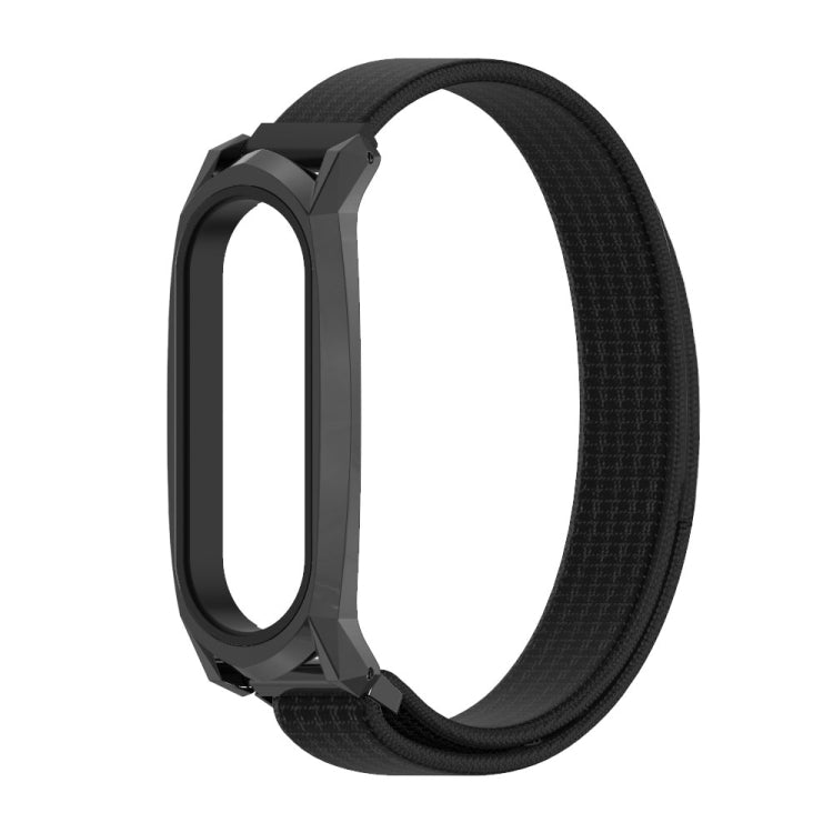 For Xiaomi Mi Band 6 / 5 / 4 / 3 Mijobs GT Nylon Loop Watch Band(Black) - Watch Bands by MIJOBS | Online Shopping South Africa | PMC TechLife | Buy Now Pay Later Mobicred