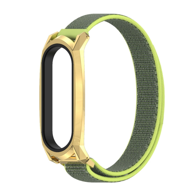For Xiaomi Mi Band 6 / 5 / 4 / 3 Mijobs GT Nylon Loop Watch Band(Yellow Gold) - Watch Bands by MIJOBS | Online Shopping South Africa | PMC TechLife | Buy Now Pay Later Mobicred