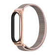 For Xiaomi Mi Band 6 / 5 / 4 / 3 Mijobs Nylon Loop Plus Watch Band Watch Band(Pink Sand Rose Gold) - Watch Bands by MIJOBS