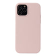 For iPhone 13 Solid Color Liquid Silicone Shockproof Protective Case(Sand Pink) - iPhone 13 Cases by PMC TechLife | Online Shopping South Africa | PMC TechLife