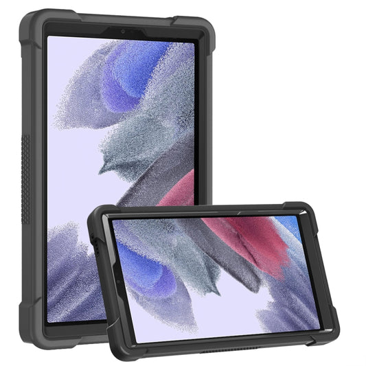 For Samsung Galaxy Tab A7 Lite T225/T220 Silicone + PC Shockproof Protective Case with Holder(Black) - free shipping - PMC Jewellery - Order now!