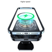 adj-987 15W Magsafe Magnetic Car Air Outlet Wireless Charger with LED Indicator(White)
