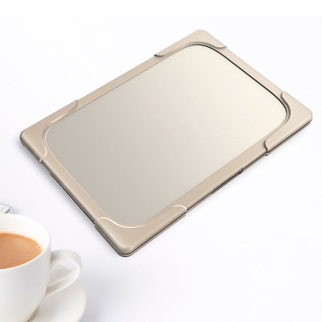 For Microsoft Surface Laptop 3 / 4 13.5 inch 1868 / 1951 Steel TPU + PC Two-color Anti-fall Laptop Protective Case(Khaki)