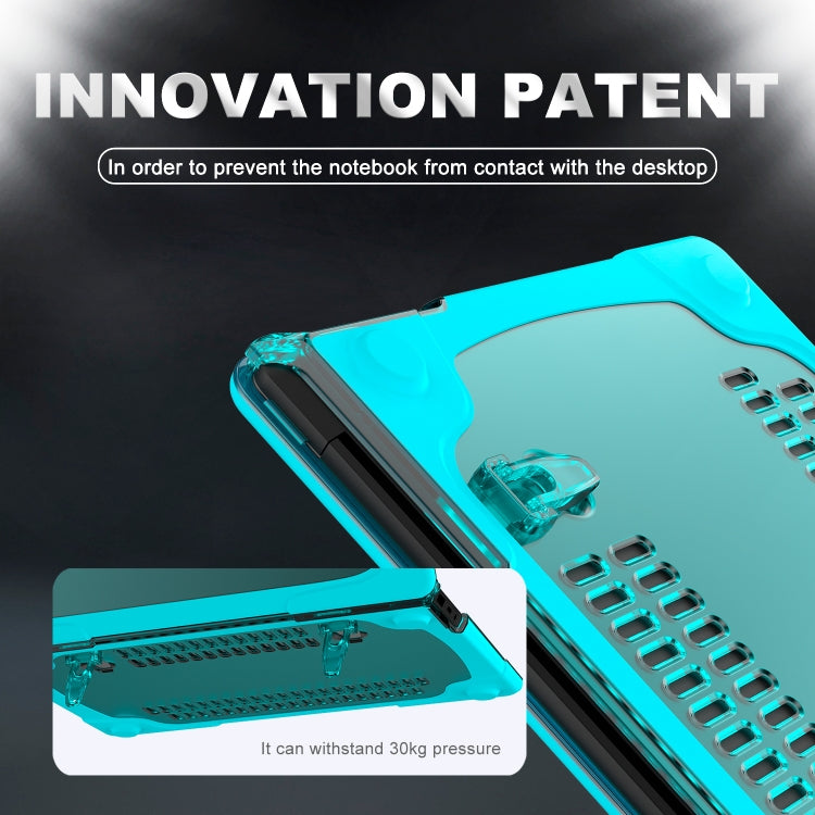 For Microsoft Surface Laptop 3 / 4 / 5 13.5 inch 1769 / 1867 / 1958 Cloth TPU + PC Two-color Anti-fall Laptop Protective Case(Sky Blue)