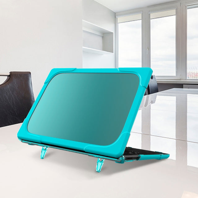 For Microsoft Surface Laptop 3 / 4 / 5 13.5 inch 1769 / 1867 / 1958 Cloth TPU + PC Two-color Anti-fall Laptop Protective Case(Sky Blue)