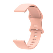 22mm For Xiaomi Haylou RT RS3 LS04 / LS05S Universal Inner Back Buckle Perforation Silicone Watch Band(Pink) - Watch Bands by MIJOBS
