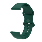 22mm For Xiaomi Haylou RT RS3 LS04 / LS05S Universal Inner Back Buckle Perforation Silicone Watch Band(Army Green) - Watch Bands by MIJOBS