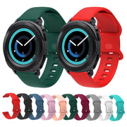 22mm For Xiaomi Haylou RT RS3 LS04 / LS05S Universal Inner Back Buckle Perforation Silicone Watch Band(Mint Green) - Watch Bands by MIJOBS