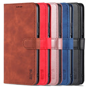 For Xiaomi Mi 11 Lite AZNS Skin Feel Calf Texture Horizontal Flip Leather Case with Card Slots & Holder & Wallet(Black)