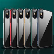 For iPhone XR SULADA Shockproof Aviation Aluminum Metal Frame + Nano Glass + TPU Protective Case(Silver)