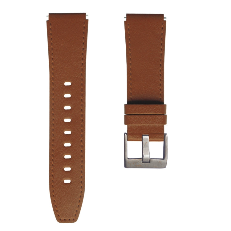 For Huawei Watch GT2 Pro Leather Watch Band(Brown) - Watch Bands by PMC TechLife | Online Shopping South Africa | PMC TechLife | Buy Now Pay Later Mobicred