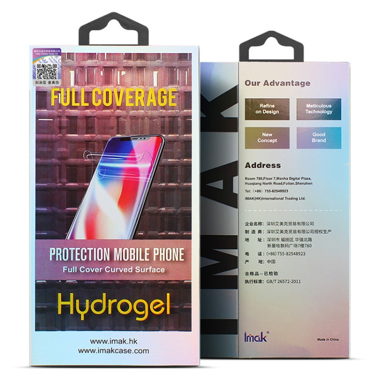 For Honor 50 5G 2 PCS IMAK Curved Full Screen Hydrogel Film Front Protector - For Huawei by imak | Online Shopping South Africa | PMC Jewellery | Buy Now Pay Later Mobicred