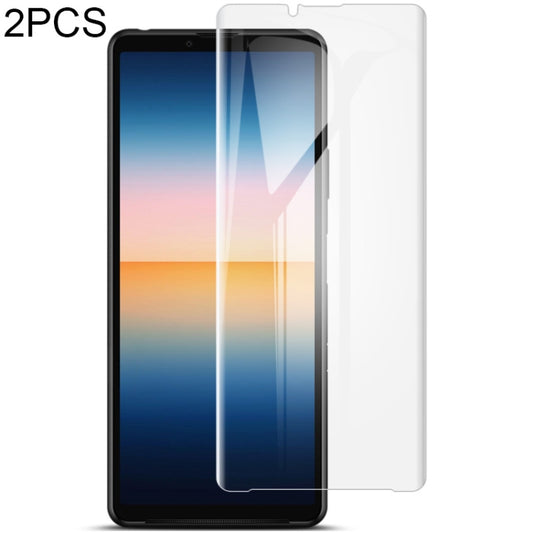 For Sony Xperia 10 III 2 PCS IMAK Curved Full Screen Hydrogel Film Front Protector - Others by imak | Online Shopping South Africa | PMC Jewellery | Buy Now Pay Later Mobicred