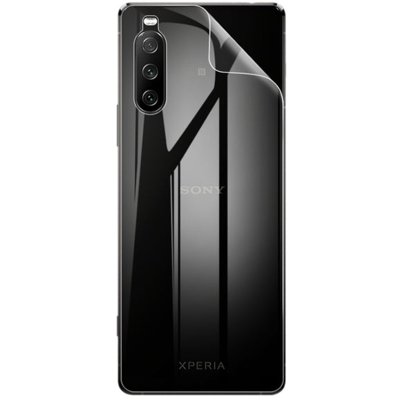 For Sony Xperia 10 III 2 PCS IMAK 0.15mm Curved Full Screen Protector Hydrogel Film Back Protector