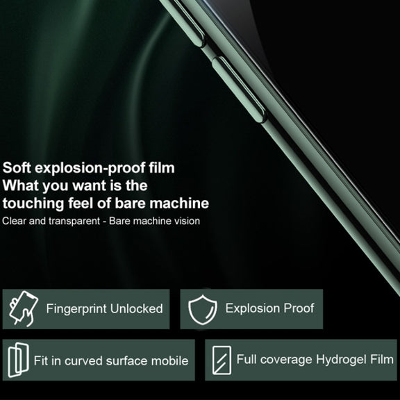 For Sony Xperia 10 III 2 PCS IMAK 0.15mm Curved Full Screen Protector Hydrogel Film Back Protector