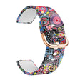 For Xiaomi Haylou LS01 Silicone Printing Watch Band(Colorful Jellyfish) - Watch Bands by MIJOBS