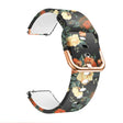 For Xiaomi Haylou LS01 Silicone Printing Watch Band(Red Rose) - Watch Bands by MIJOBS