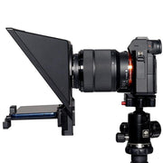 FEELWORLD TP2A NEW Portable Teleprompter with Remote Control & Lens Adapter Ring For Below 8 inches Mobile Phone / Tablet / SLR Camera