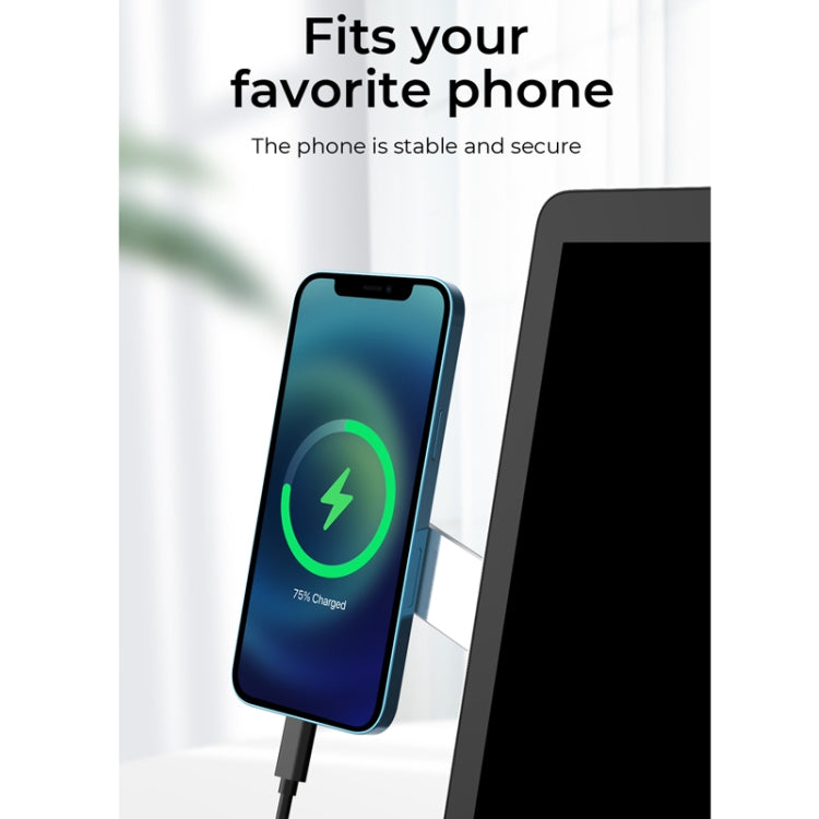 R-JUST SJ05-12 Multi-function Laptop Notebook Round Magnetic Expanded Metal Bracket Holder for iPhone 13 Series(Silver) - Hand-Sticking Bracket by R-JUST | Online Shopping South Africa | PMC TechLife | Buy Now Pay Later Mobicred