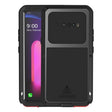 For LG V60 ThinQ 5G LOVE MEI Metal Shockproof Waterproof Dustproof Protective Case with Glass(Black) - free shipping - PMC TechLife - Order now!