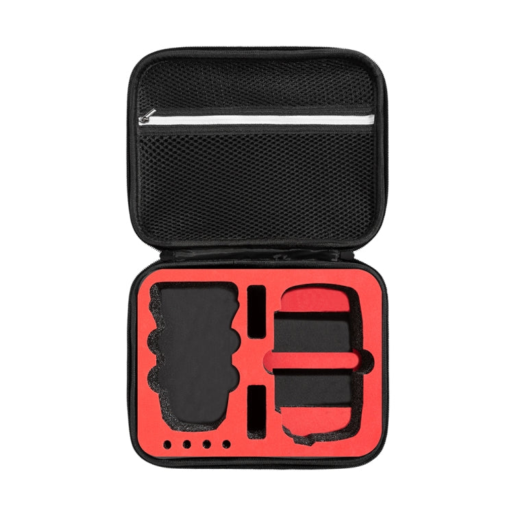 Shockproof Nylon Carrying Hard Case Storage Bag for DJI Mavic Mini SE, Size: 24 x 19 x 9cm(Black + Red Liner)