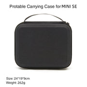 Shockproof Nylon Carrying Hard Case Storage Bag for DJI Mavic Mini SE, Size: 24 x 19 x 9cm(Black + Red Liner)