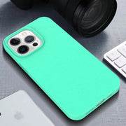 For iPhone 13 Pro Starry Series Shockproof Straw Material + TPU Protective Case (Black)
