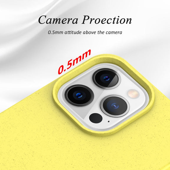 For iPhone 13 Pro Max Starry Series Shockproof Straw Material + TPU Protective Case (Blue)