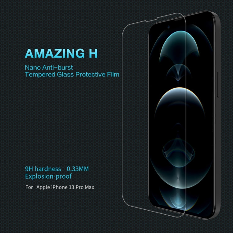 For iPhone 13 Pro Max NILLKIN H Explosion-proof Tempered Glass Film - iPhone 13 Pro Max Tempered Glass by NILLKIN | Online Shopping South Africa | PMC TechLife | Buy Now Pay Later Mobicred