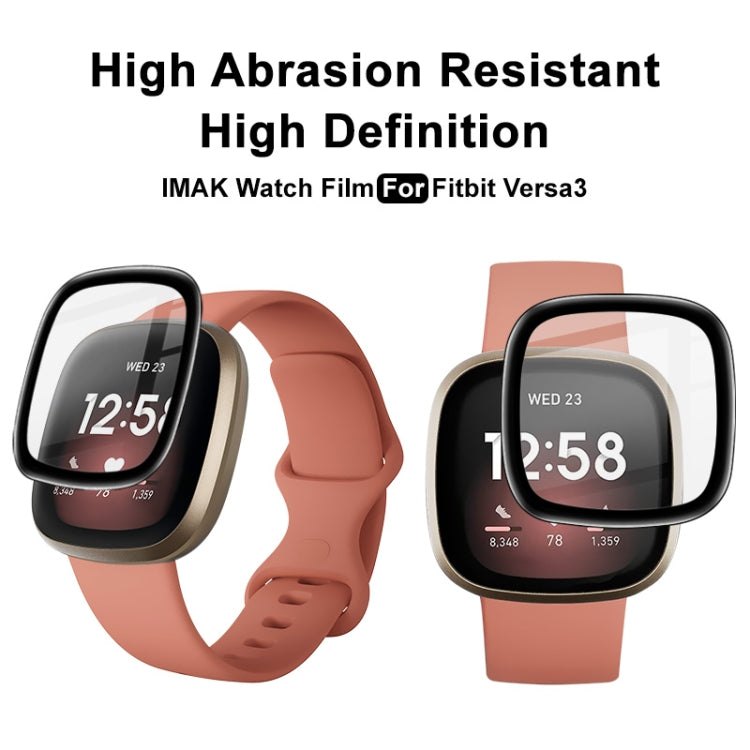 For Fitbit Versa 3 / Sense IMAK Plexiglass HD Watch Protective Film - Screen Protector by imak | Online Shopping South Africa | PMC Jewellery | Buy Now Pay Later Mobicred