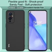 For OnePlus 9 5G European American Version IMAK UC-3 Series Shockproof Frosted TPU Protective Case(Black)