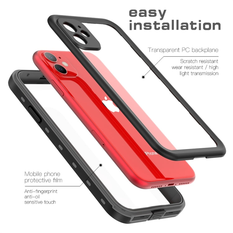 For iPhone 11 RedPepper Shockproof Waterproof PC + TPU Protective Case(Black) - free shipping - PMC TechLife - Order now!
