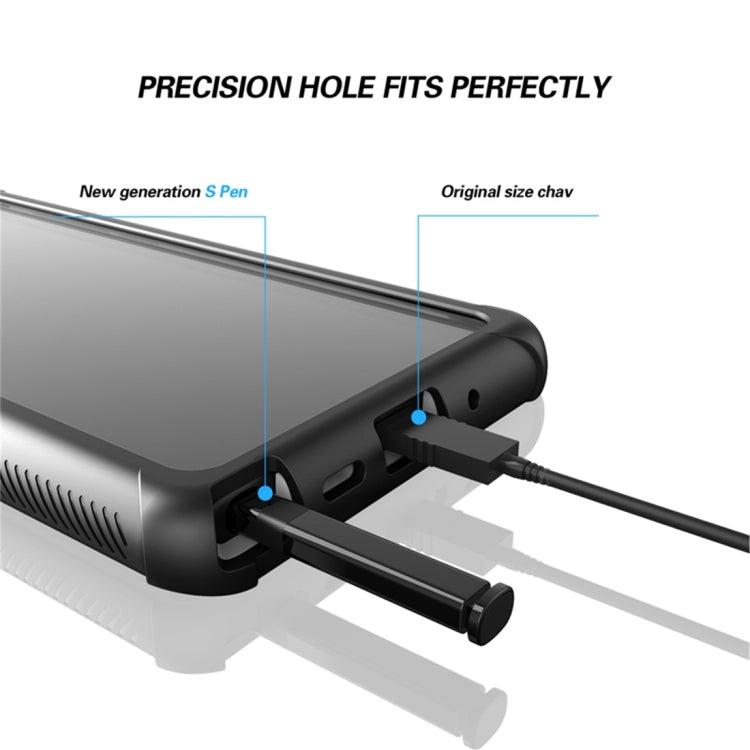 For Galaxy Note 10+ RedPepper Shockproof Scratchproof Dust-proof PC + TPU Protective Case(Black) - Galaxy Phone Cases by RedPepper | Online Shopping South Africa | PMC TechLife | Buy Now Pay Later Mobicred