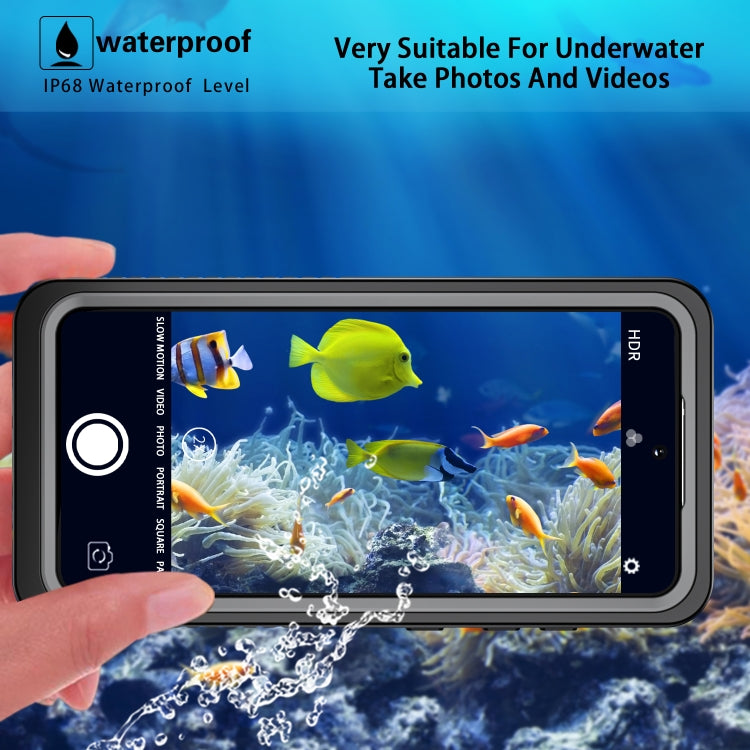 For Samsung Galaxy S21 FE RedPepper Shockproof IP68 Waterproof PC + TPU Protective Case(Black) - Galaxy Phone Cases by RedPepper | Online Shopping South Africa | PMC TechLife | Buy Now Pay Later Mobicred