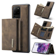 For Samsung Galaxy S20 Ultra DG.MING M1 Series 3-Fold Multi Card Wallet  Back Cover Shockproof Case with Holder Function(Coffee) - Galaxy Phone Cases by DG.MING | Online Shopping South Africa | PMC TechLife | Buy Now Pay Later Mobicred