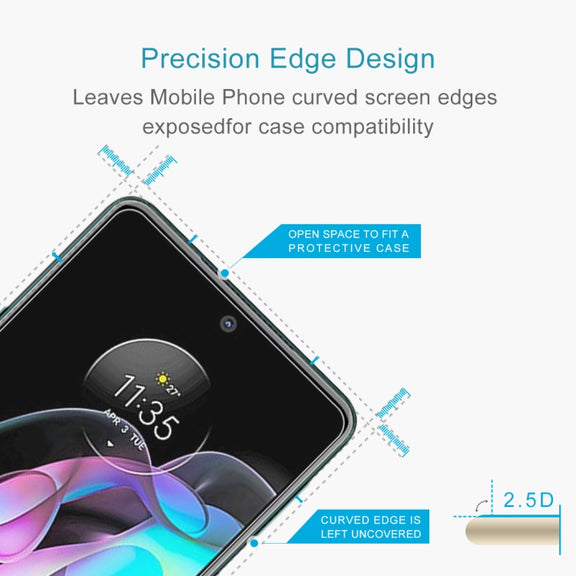 For Motorola Edge 20 0.26mm 9H 2.5D Tempered Glass Film