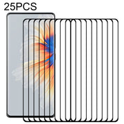 For Xiaomi Mi Mix 4 25 PCS 3D Curved Edge Full Screen Tempered Glass Film(Black)