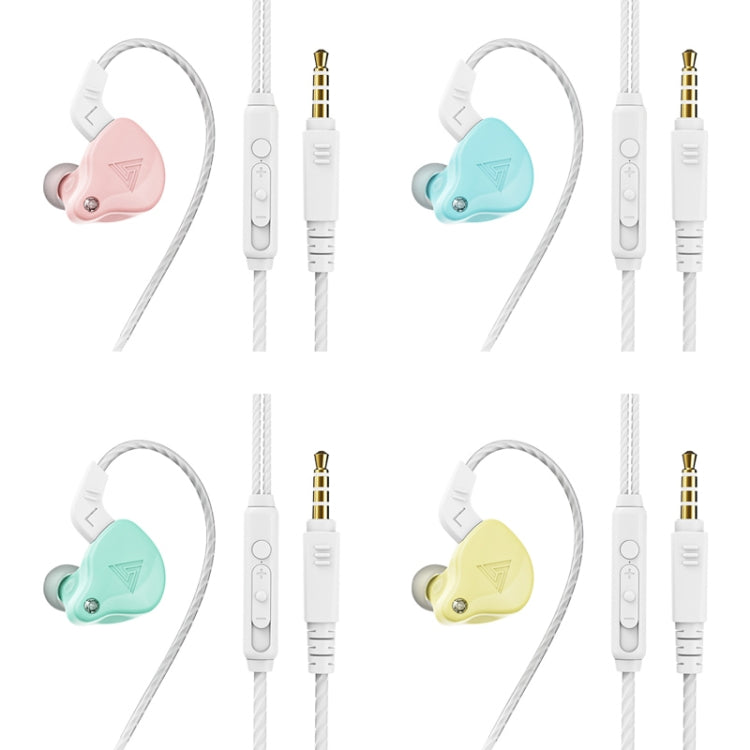 QKZ AK6-X 3.5mm In-Ear Wired Subwoofer Sports Earphone with Microphone, Cable Length: About 1.2m(Lemon Yellow) - In Ear Wired Earphone by QKZ | Online Shopping South Africa | PMC TechLife | Buy Now Pay Later Mobicred