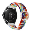 Compatible with Garmin Venu/Vivoactive 3 20mm Universal Adjustable Braided Elastic Diamond Buckle Watch Band(Rainbow)