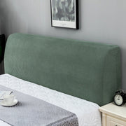 Polar Fleece Elastic Full Covered Headboard Dust Cover, Size:220cm(Green)