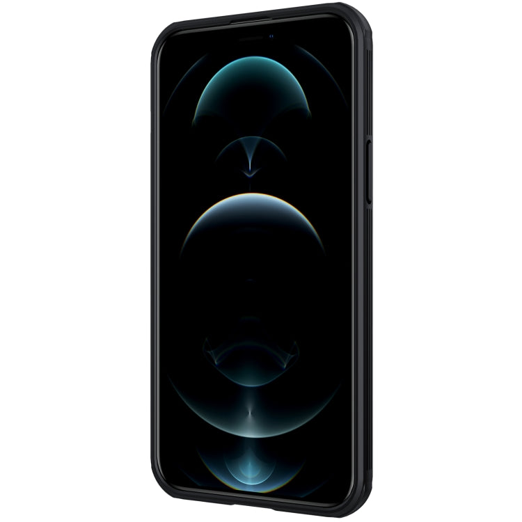 For iPhone 13 Pro Max NILLKIN Black Mirror Pro Series Camshield Full Coverage Dust-proof Scratch Resistant Phone Case (Black) - free shipping - PMC TechLife - Order now!