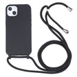 For iPhone 13 Pro Max Candy Colors TPU Protective Case with Lanyard (Black) - free shipping - PMC TechLife - Order now!